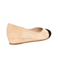 Steffie's Journey Sand comfortable beige ballet flat for women