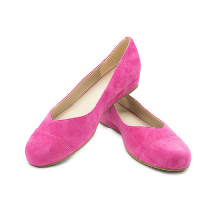  pink suede wedges