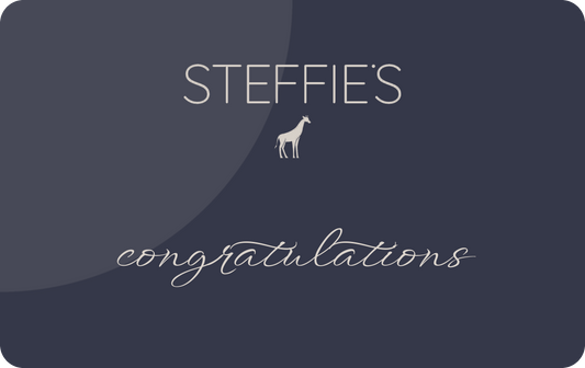 Steffie's gift card, Congratulations design